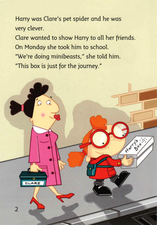 Harry the Clever Spider at School绘本故事第3页