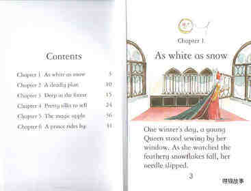 Snow White and The Seven Dwarfs绘本故事第3页