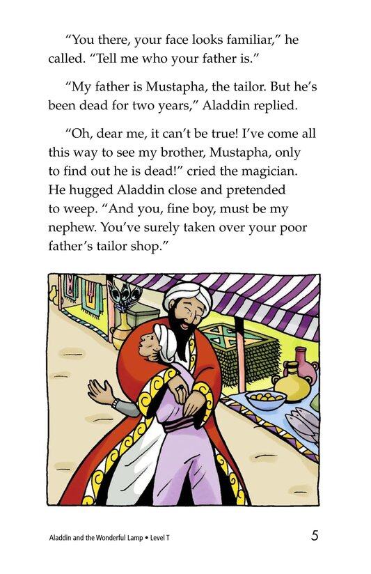 Aladdin and the Wonderful Lamp绘本故事第4页