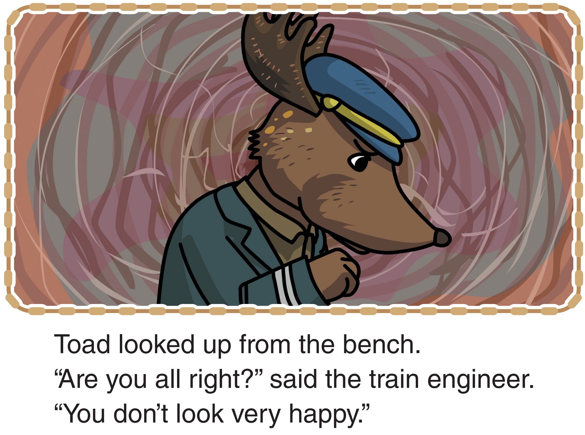 On the Train绘本故事第3页