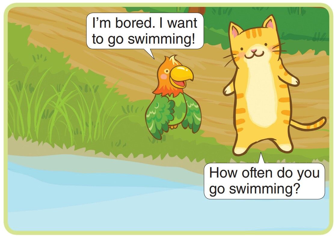 I Sometimes Go Swimming绘本故事第4页