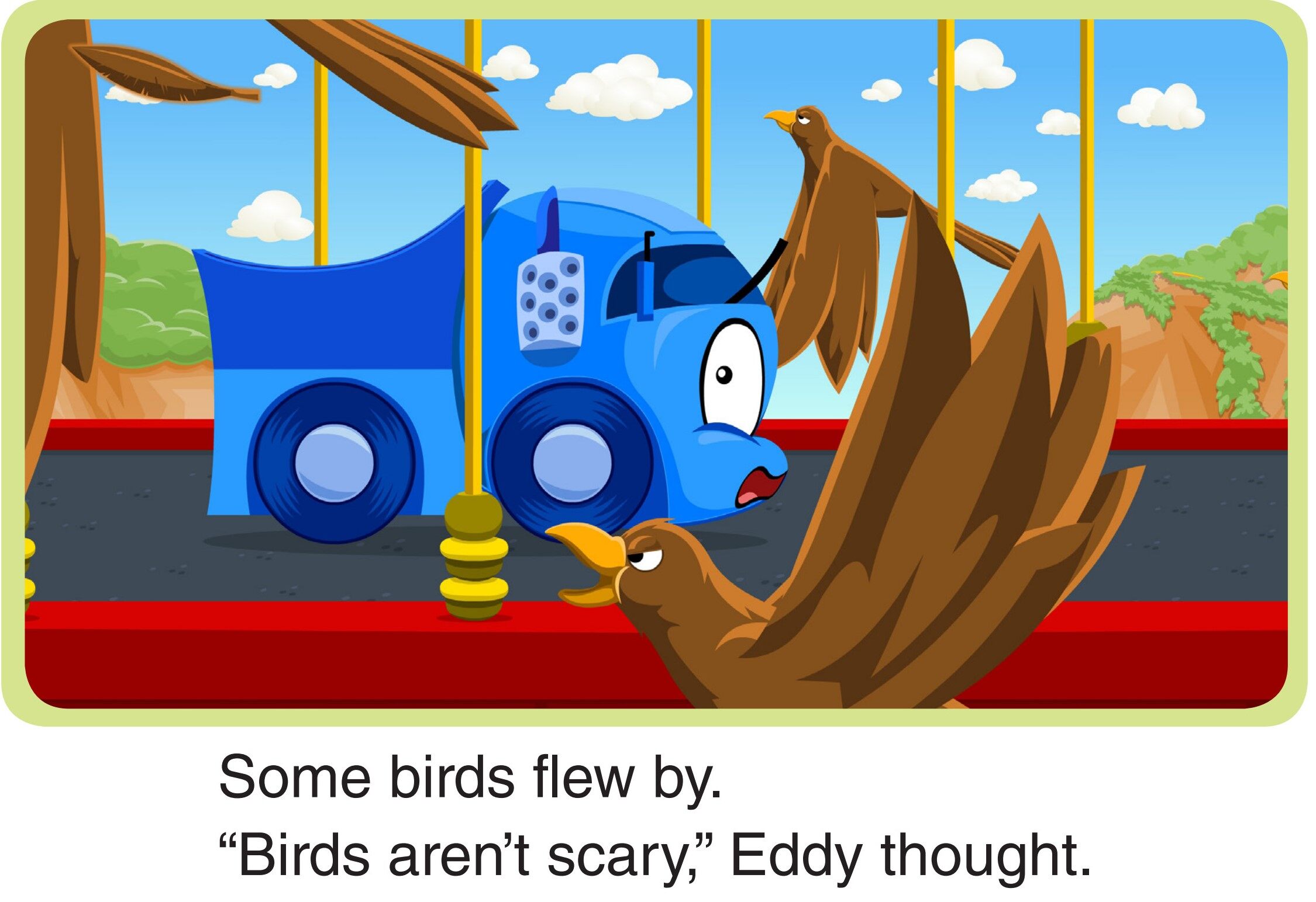 Across the Bridge绘本故事第4页