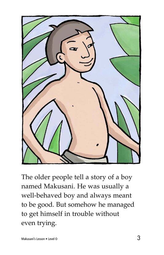 Makusani's Lesson绘本故事第3页