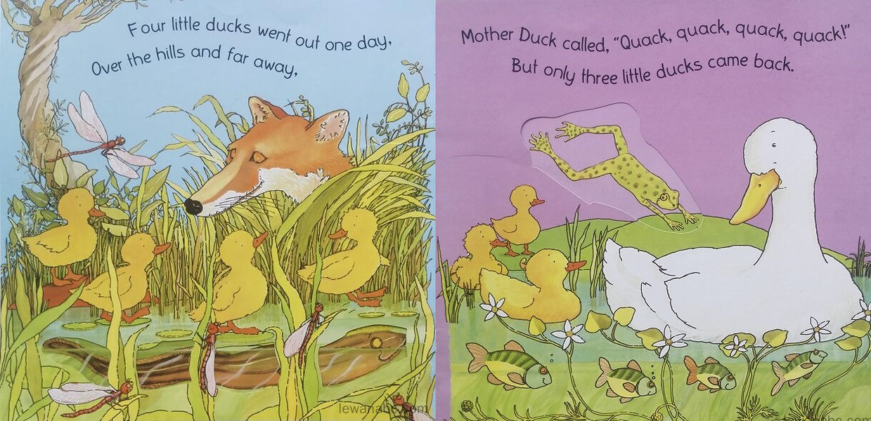 (9周)Five Little Ducks绘本故事第5页