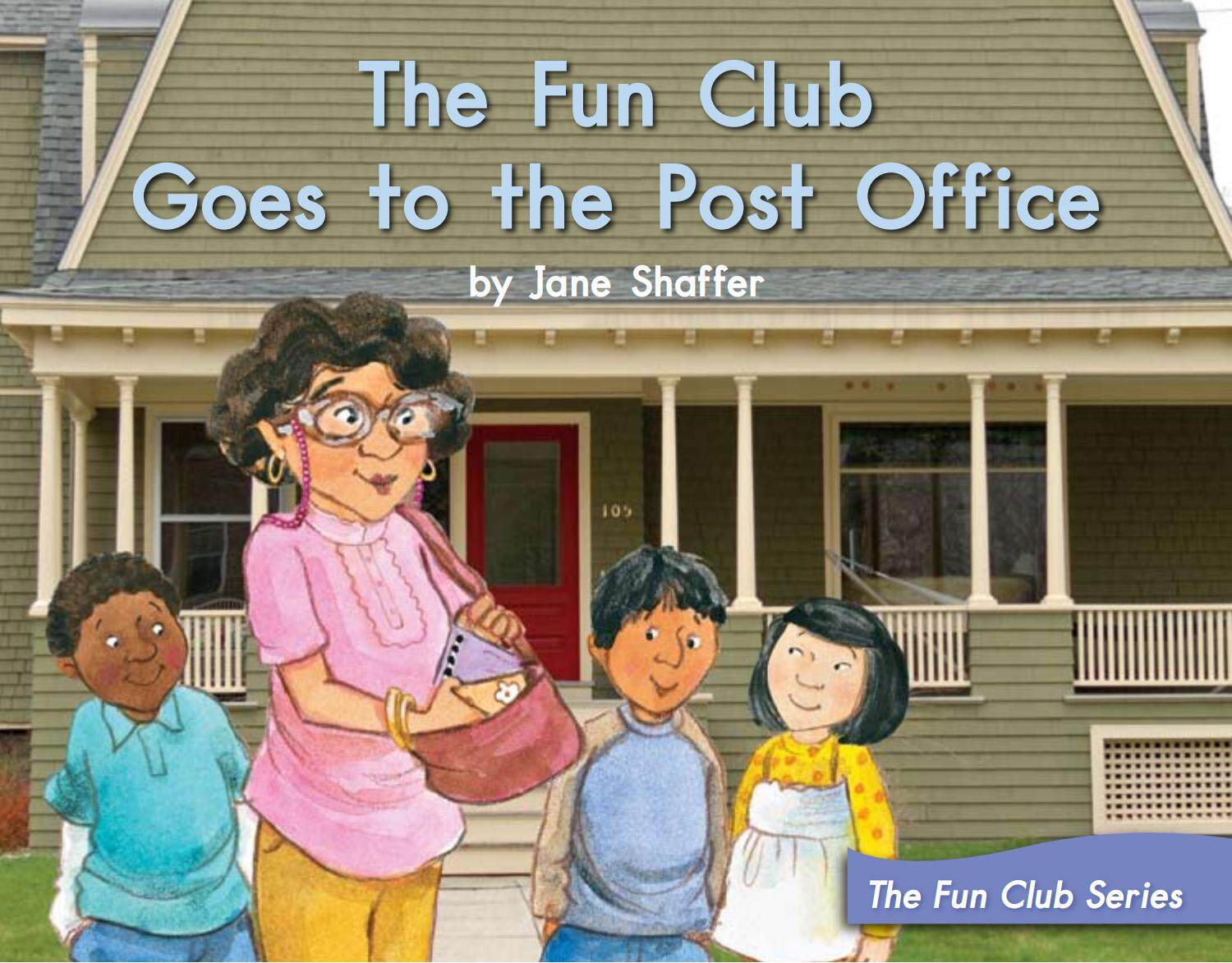 The Fun Club goes to the Post Office绘本故事第2页