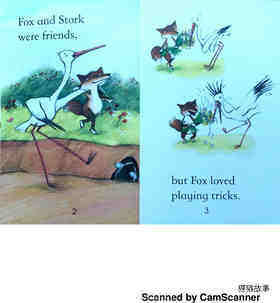 The Fox and the Stork绘本故事第3页
