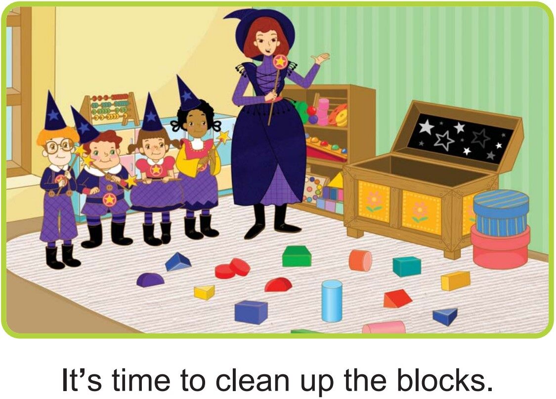 Time to Clean Up绘本故事第3页