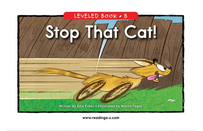 Stop That Cat!绘本故事第2页