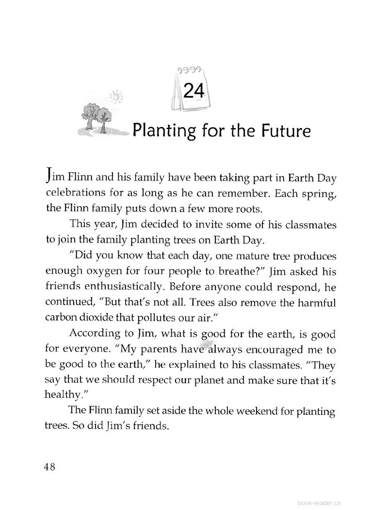 Planting for the Future绘本故事第2页