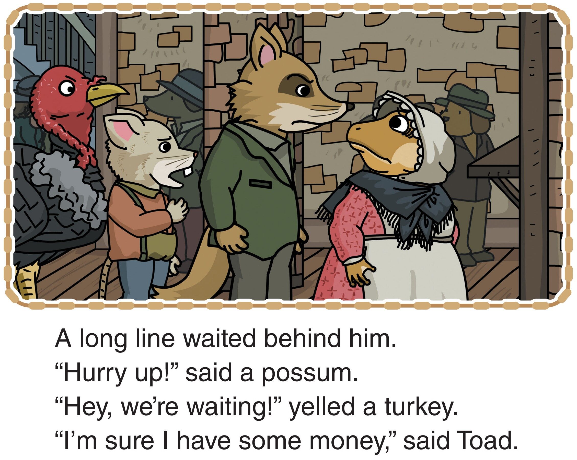 No Money and No Ticket绘本故事第4页