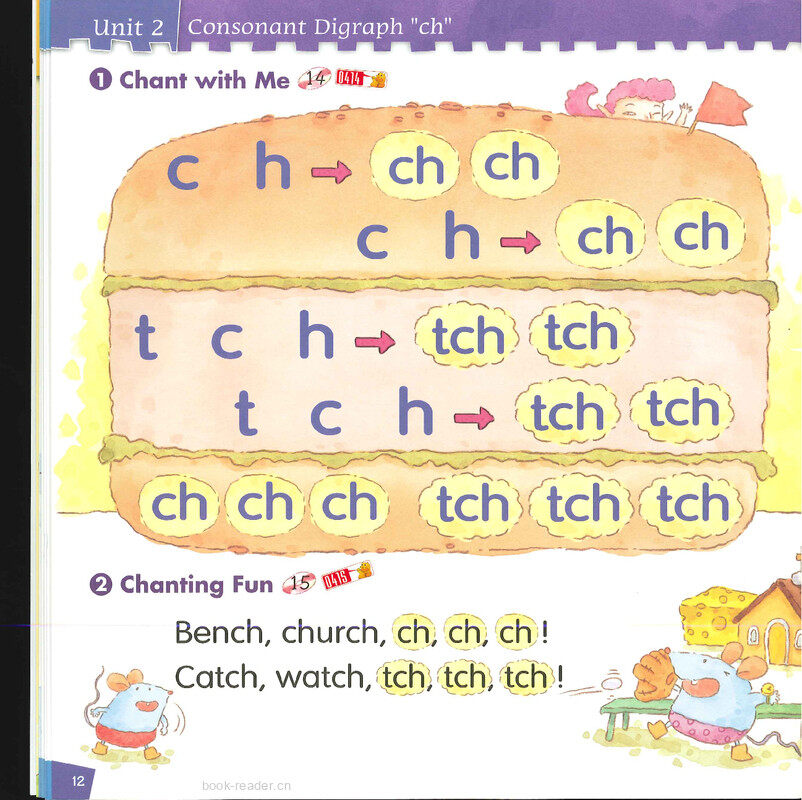 2 Consonant Digraph 'ch'绘本故事第3页