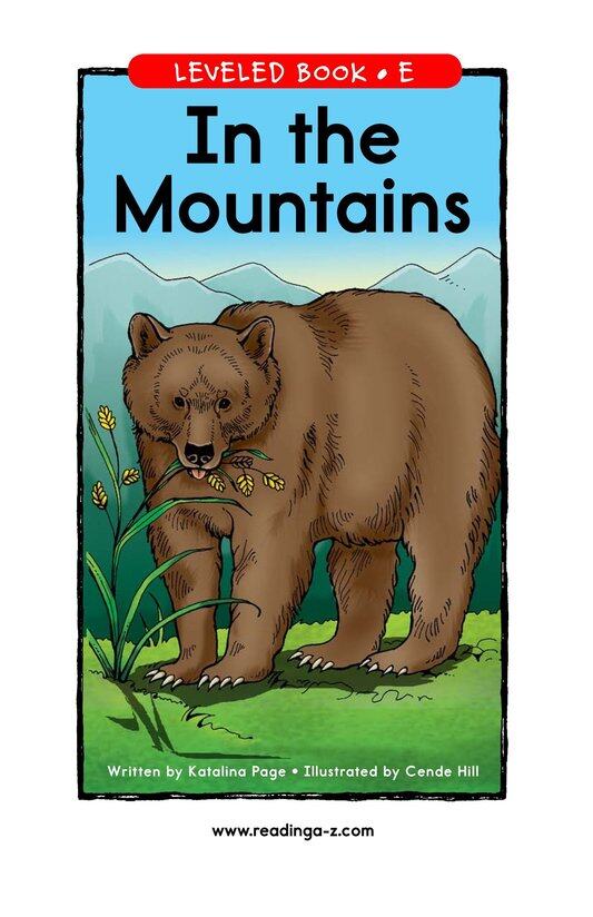 In the Mountains绘本故事第2页