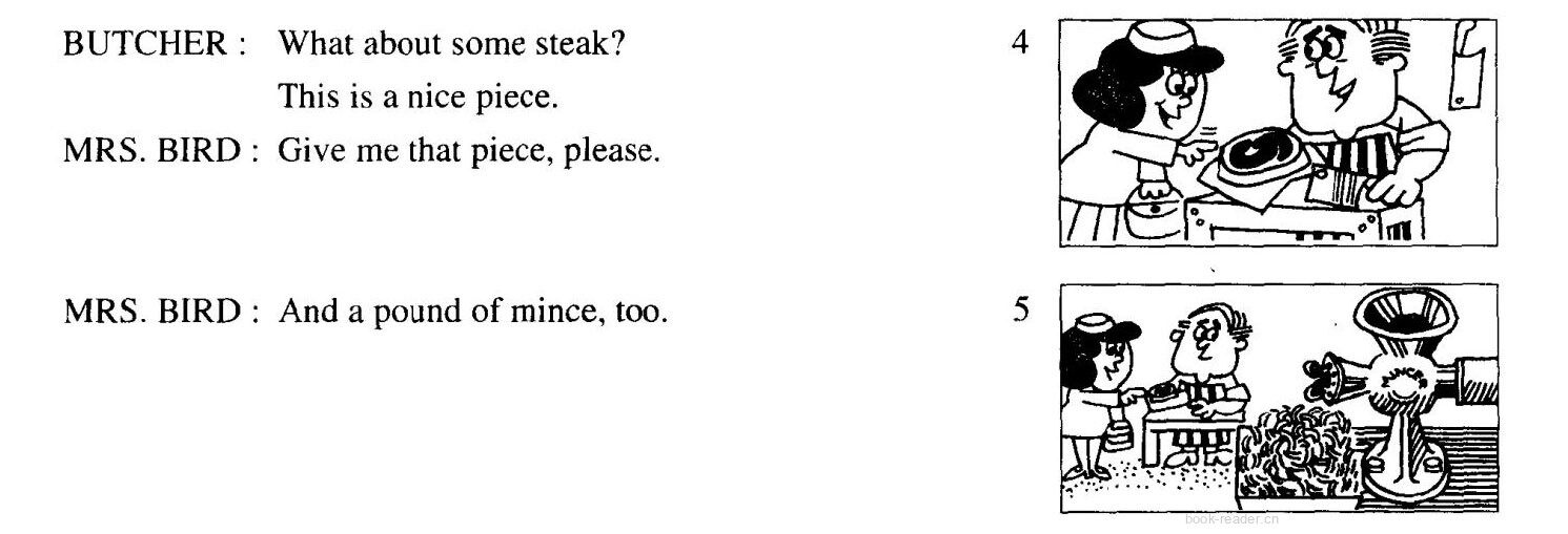 1-049 At the Butcher's绘本故事第3页