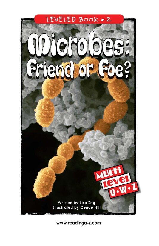 Microbes Friend or Foe绘本故事第2页
