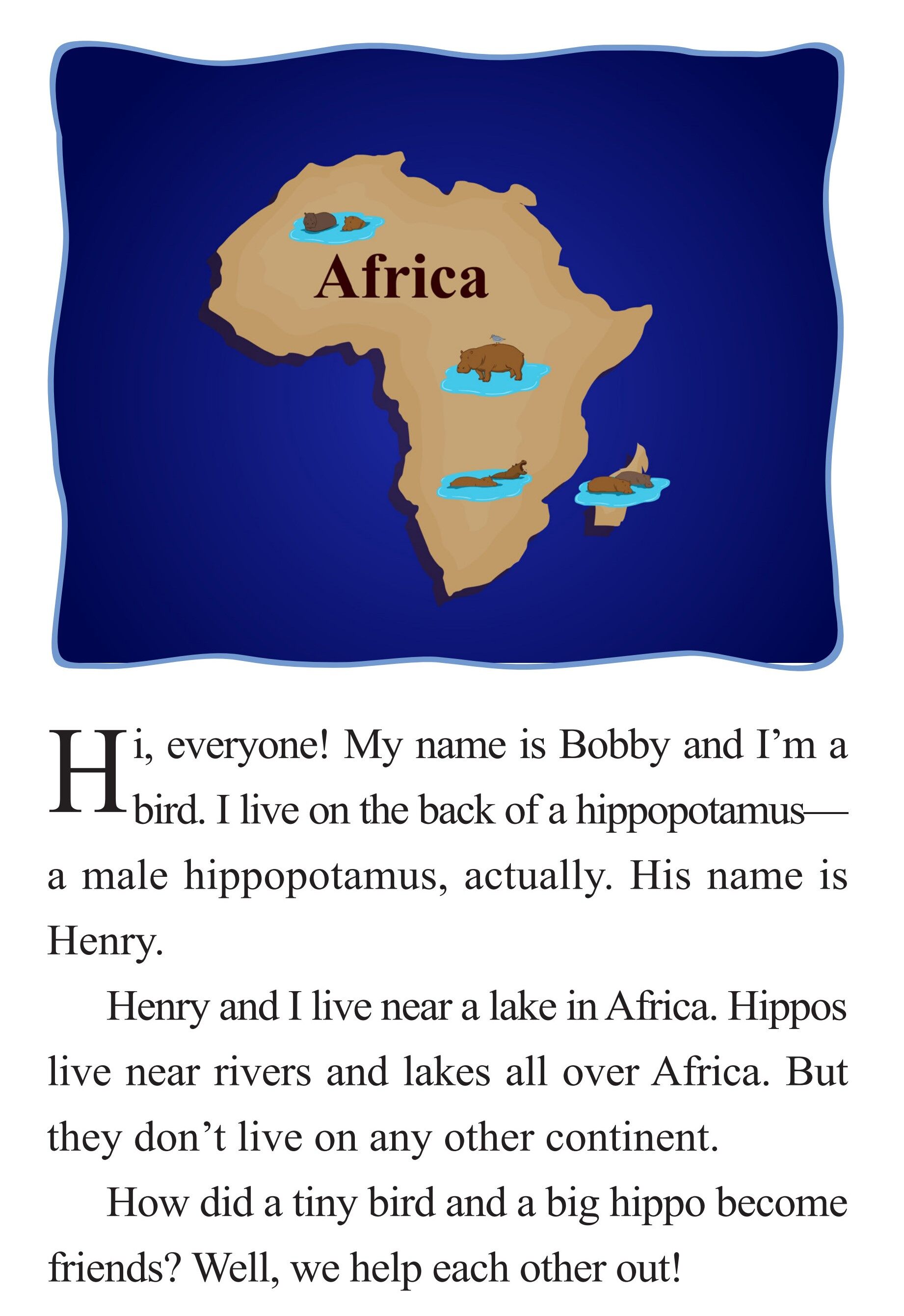 Henry the Hippo绘本故事第3页