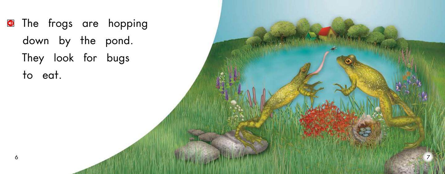 Down by the Pond绘本故事第5页