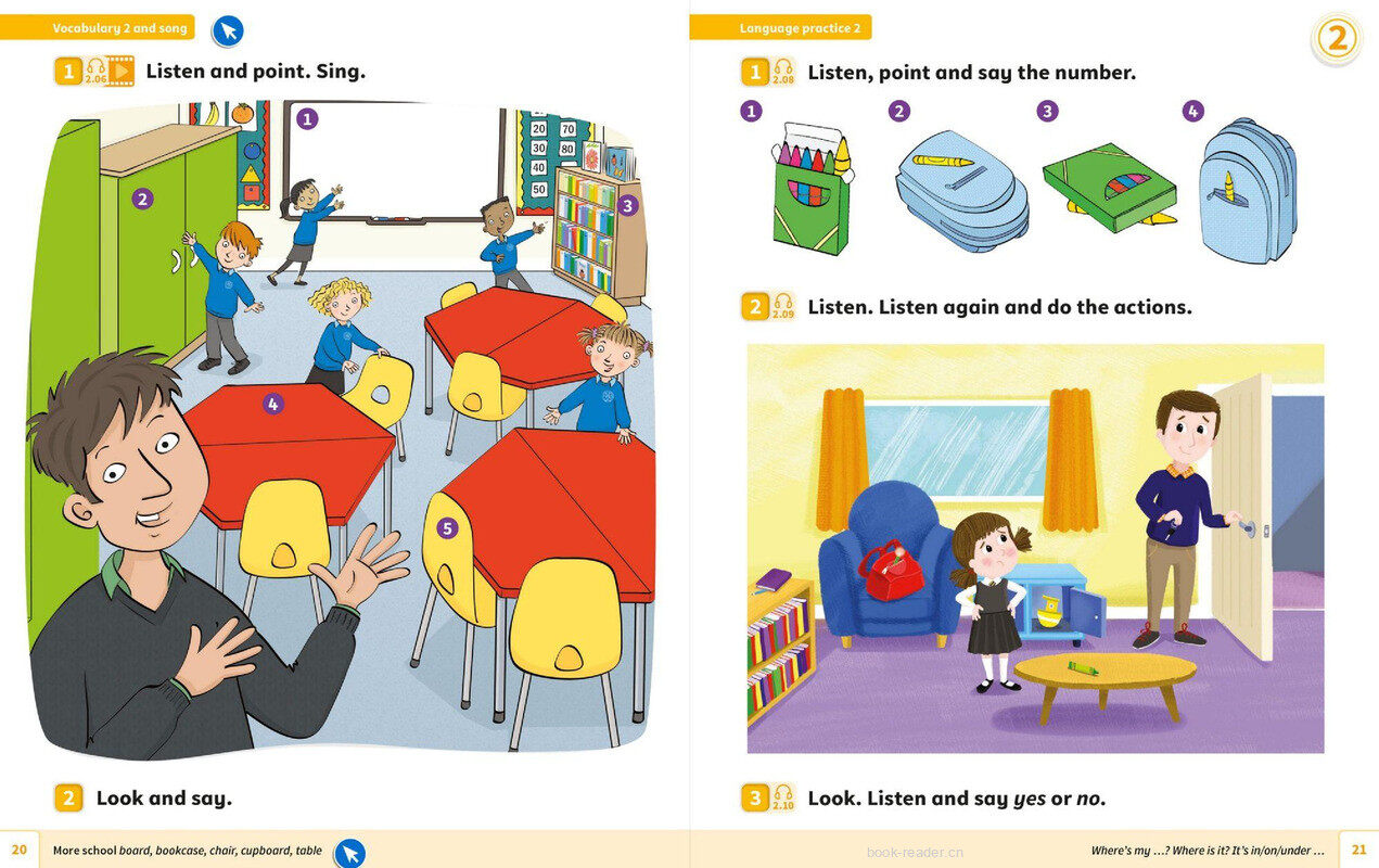 02 At school 绘本故事第3页