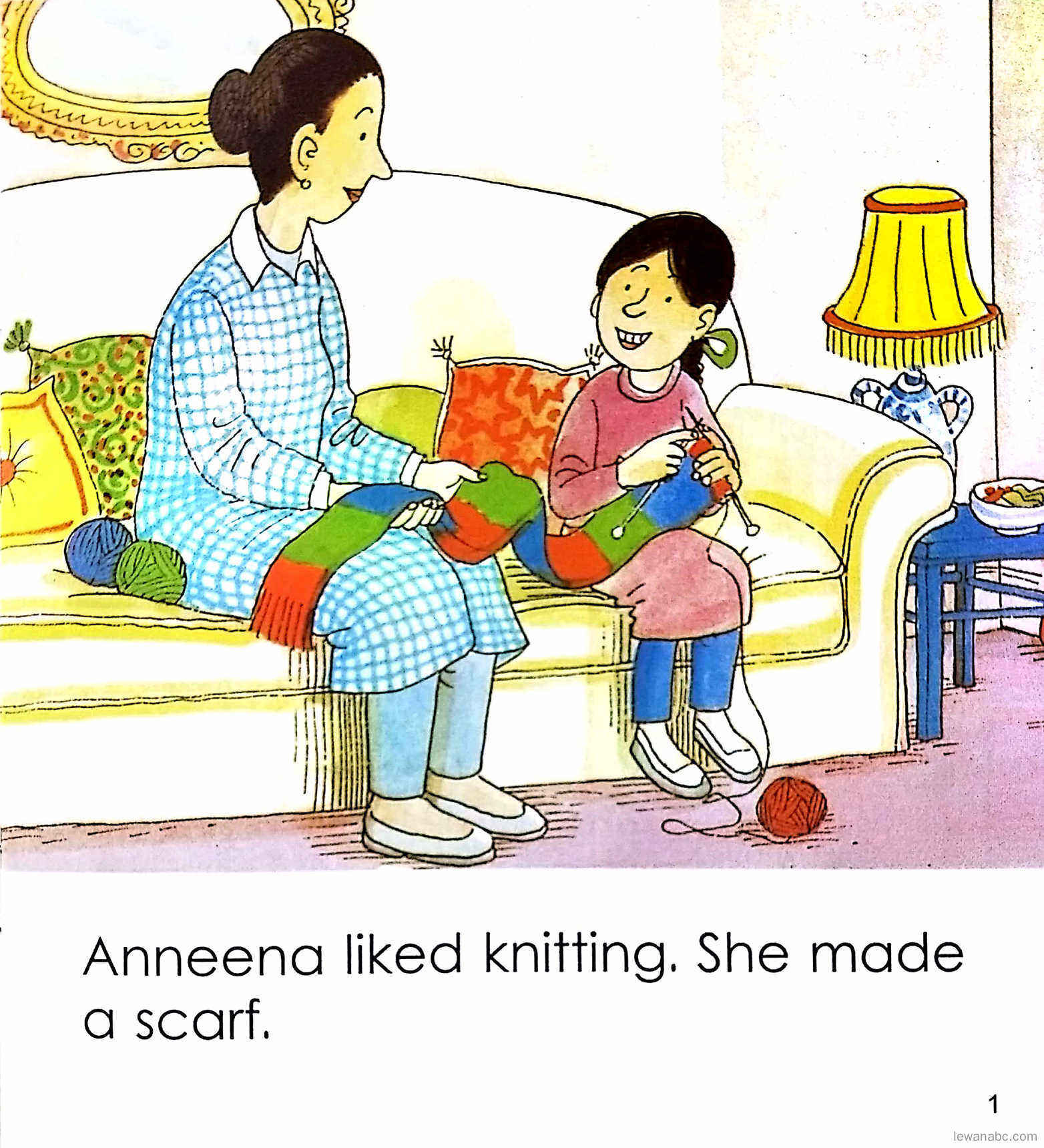 The Scarf绘本故事第3页