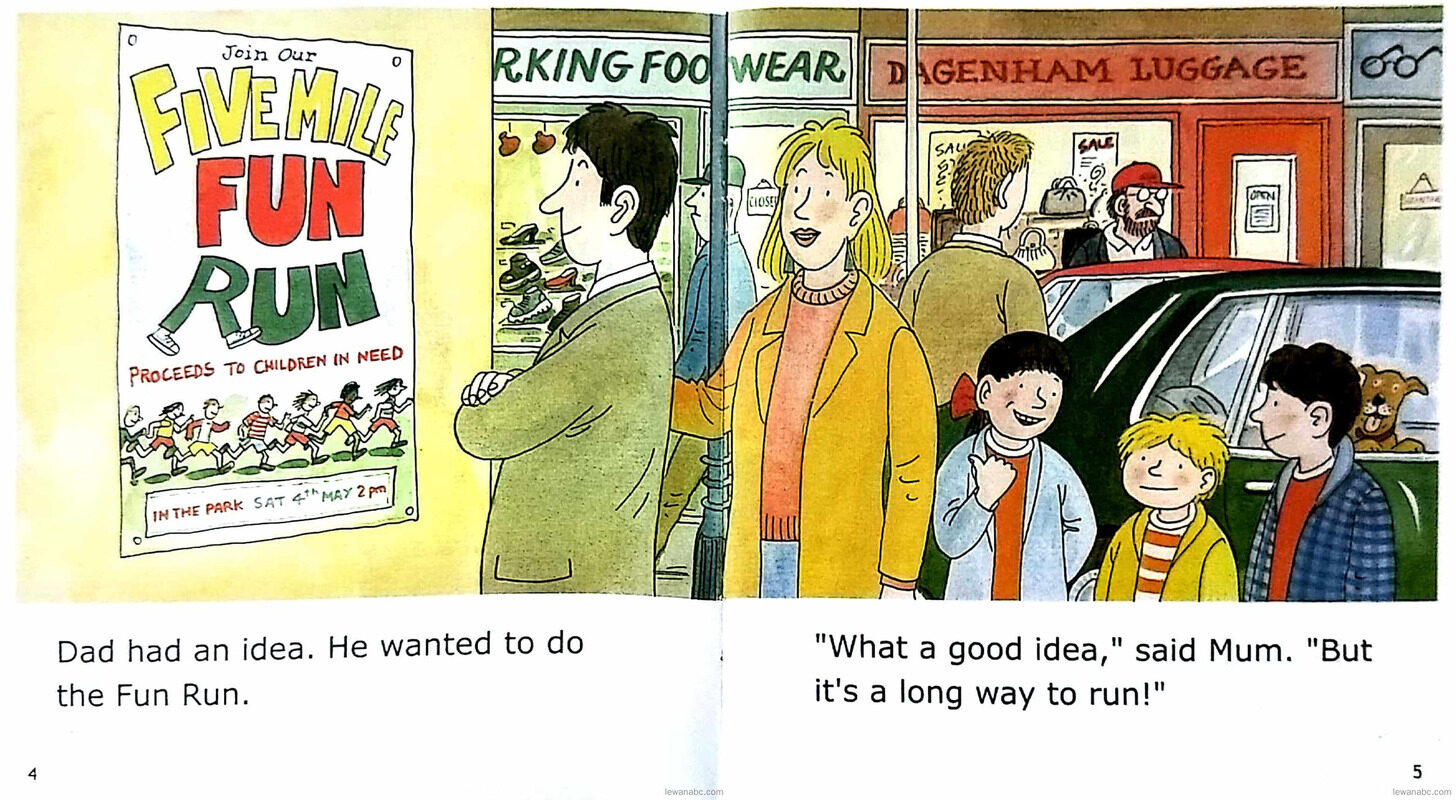 Dad's Run绘本故事第5页