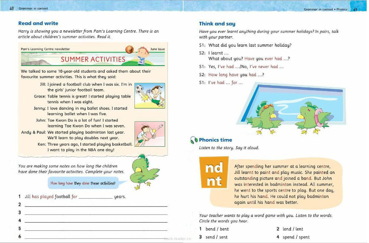 5B Unit 5 Summer fun!绘本故事第5页