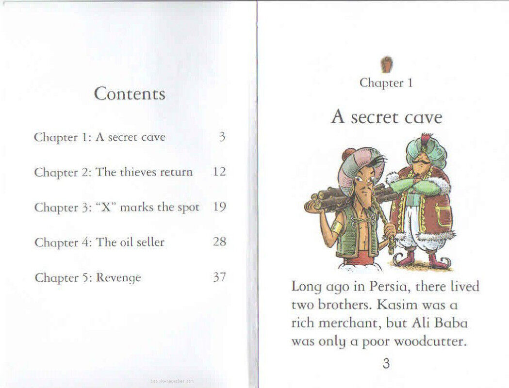 Alibaba and Forty Thieves绘本故事第3页