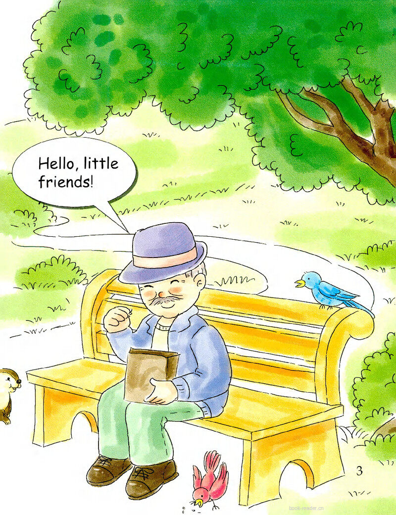 Animals in the Park绘本故事第4页