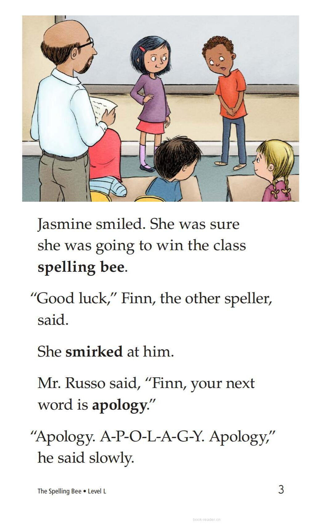The Spelling Bee绘本故事第3页