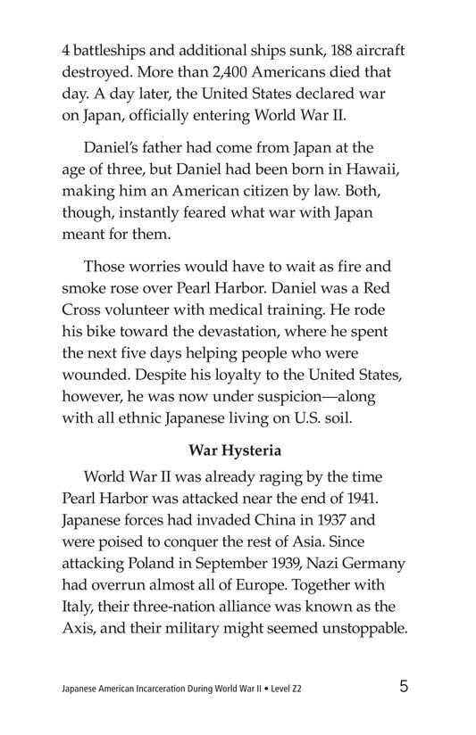 Japanese American Incarceration During World War II绘本故事第4页