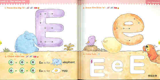 5 The Letter Ee绘本故事第3页