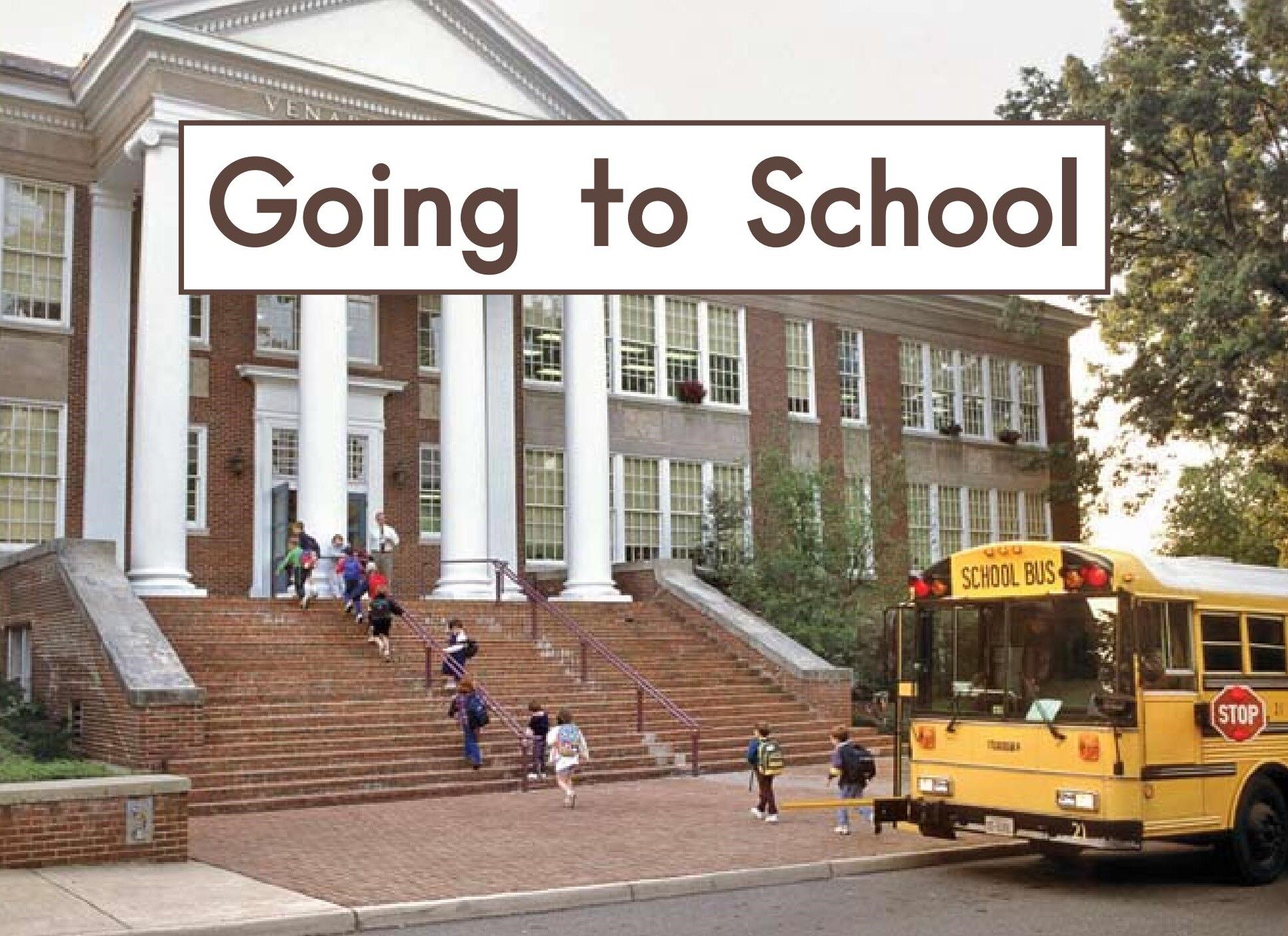 Going to School绘本故事第2页