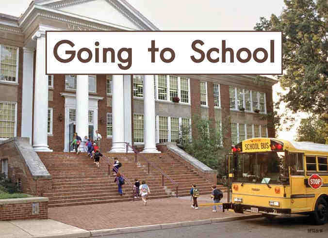 Going to School绘本故事第2页