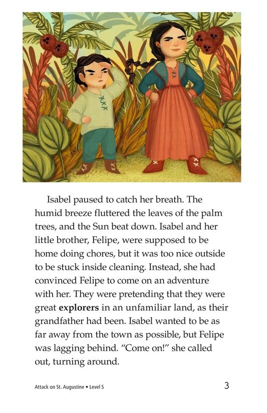 Attack on St. Augustine绘本故事第3页