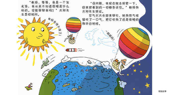 穿睡衣的太阳先生绘本故事第5页