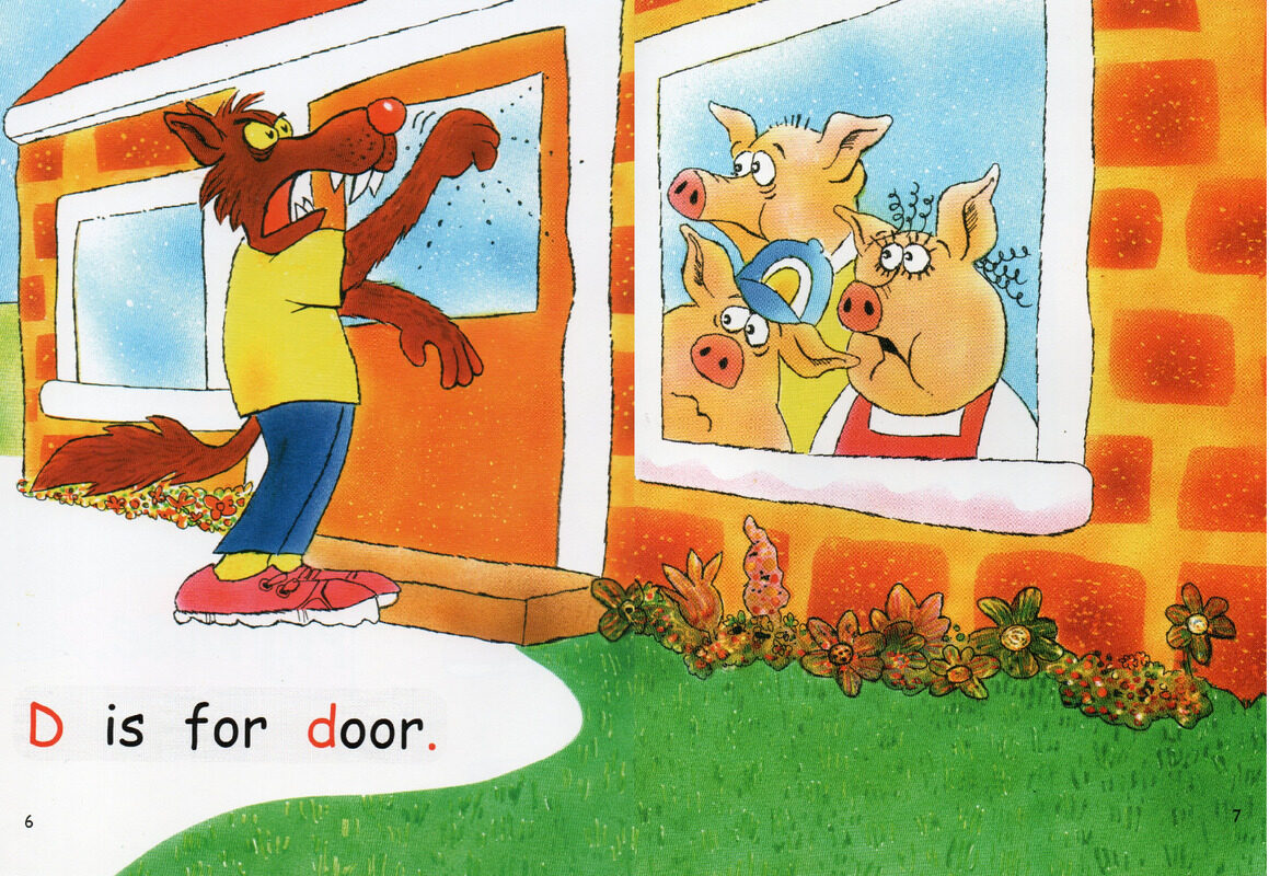 three little pigs绘本故事第5页