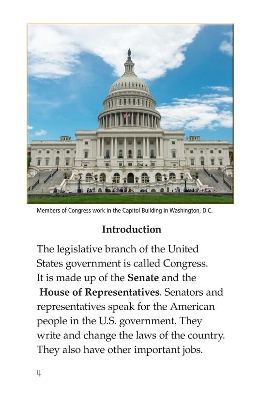 The Legislative Branch绘本故事第3页