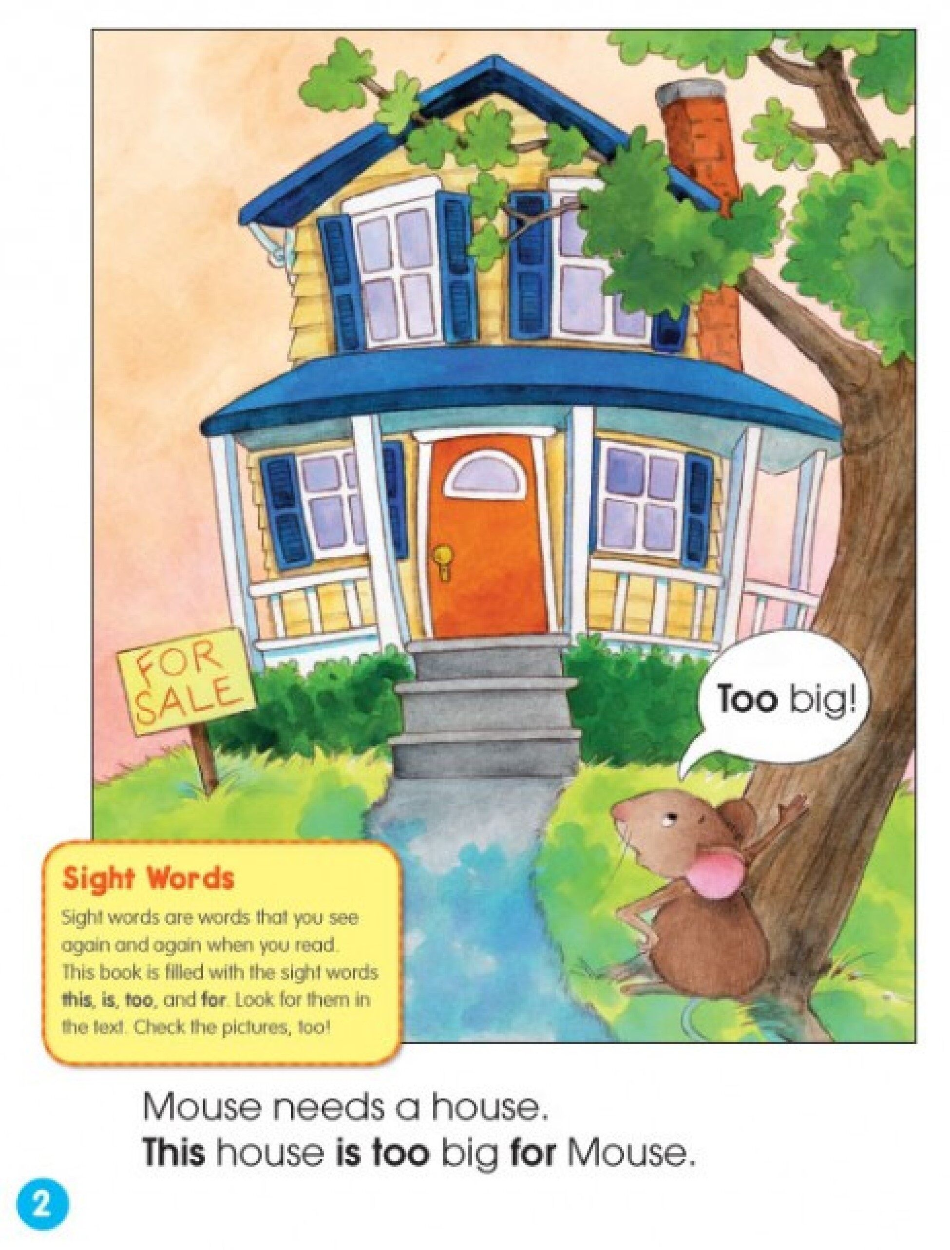 A House for Mouse绘本故事第2页