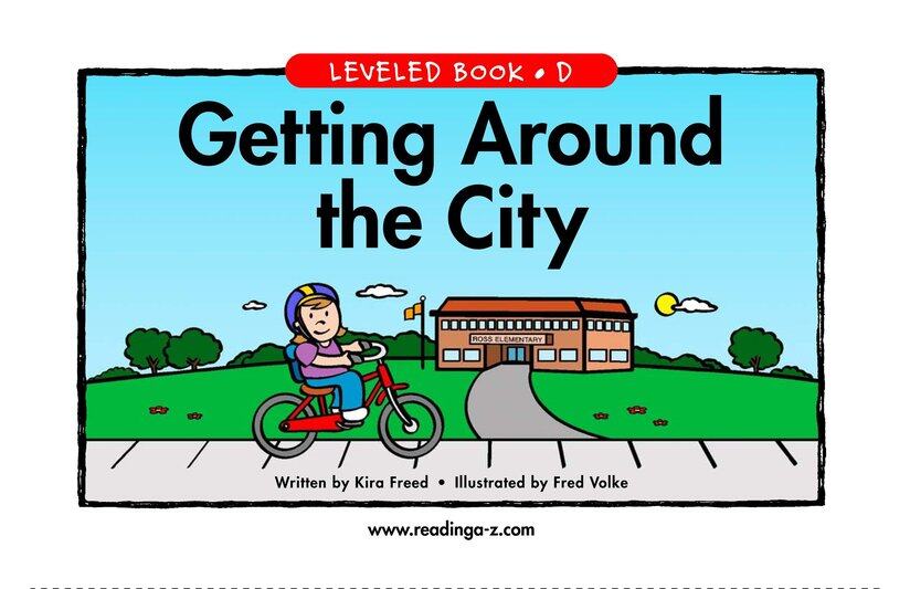 Getting Around the City绘本故事第2页