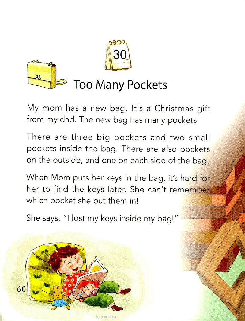 Too Many Pockets绘本故事第2页