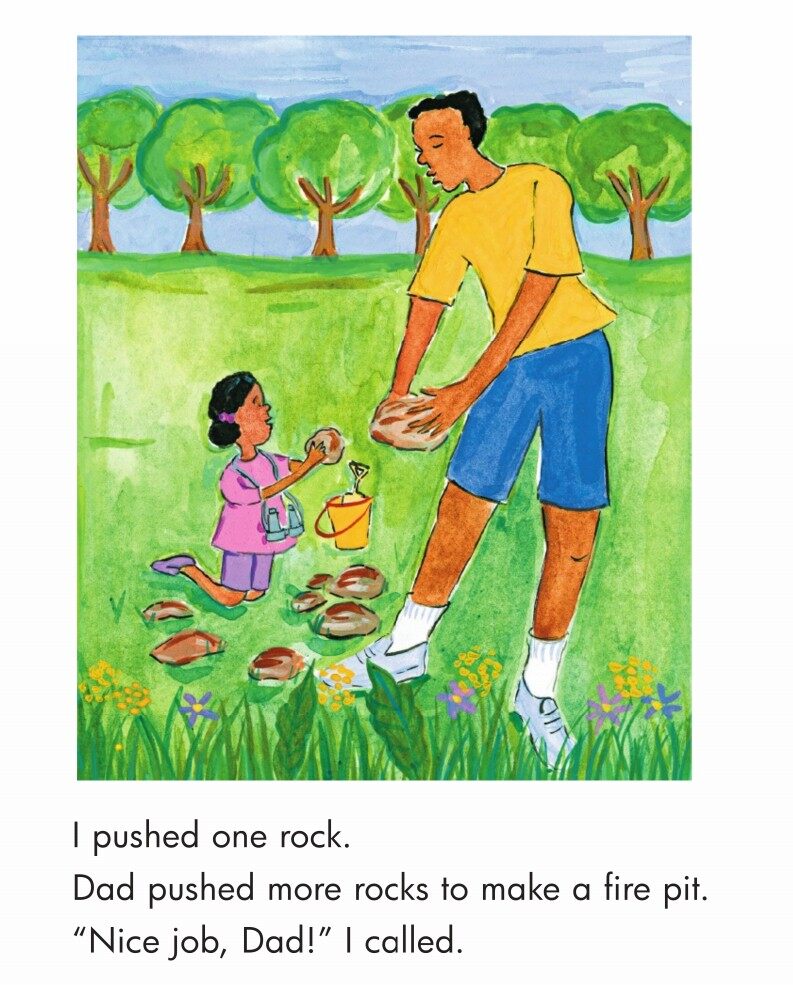 Our Camping Trip绘本故事第4页