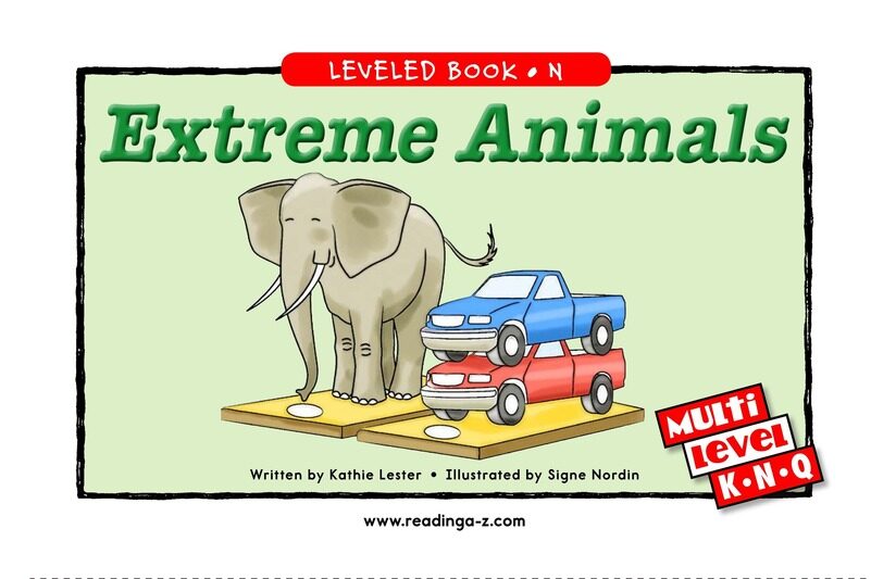 Extreme Animals绘本故事第2页