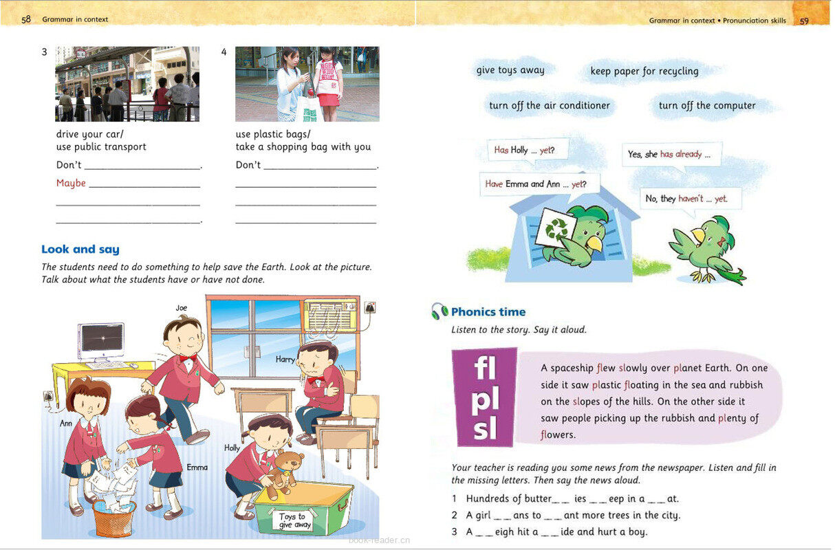 5A Unit 6 That's our Earth绘本故事第5页