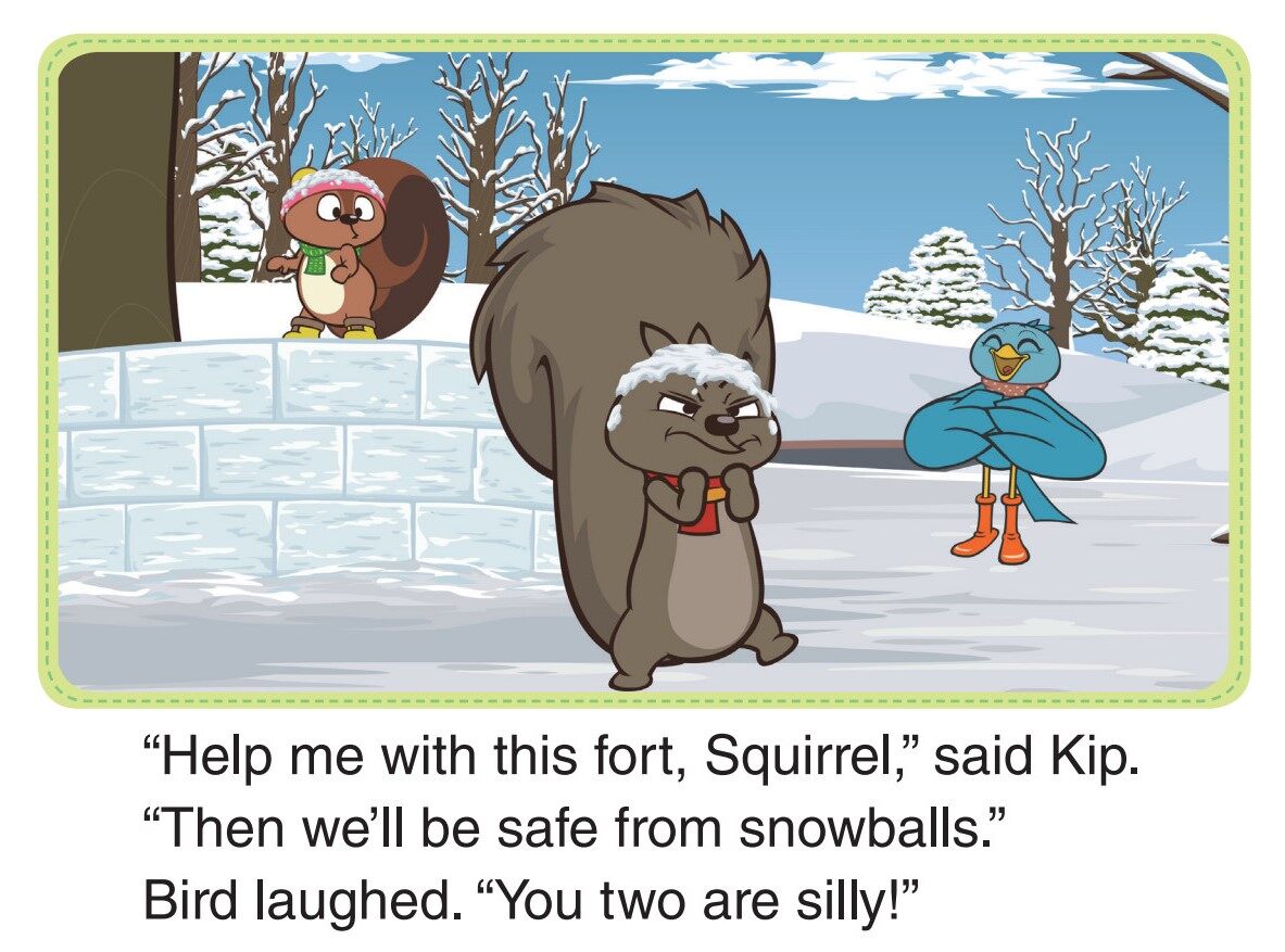 Silly Kip and Squirrel绘本故事第2页