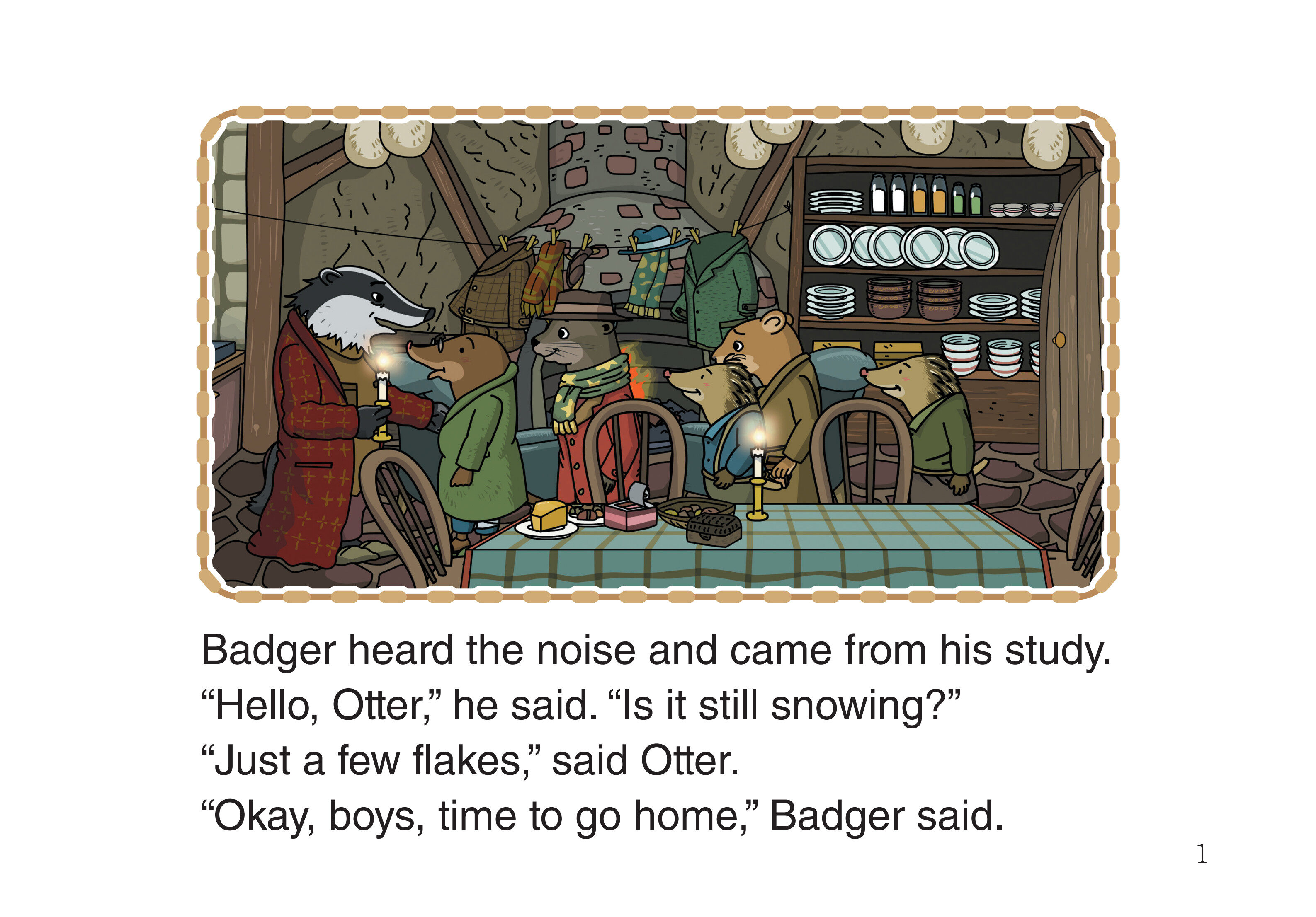 Badger's Big House绘本故事第3页