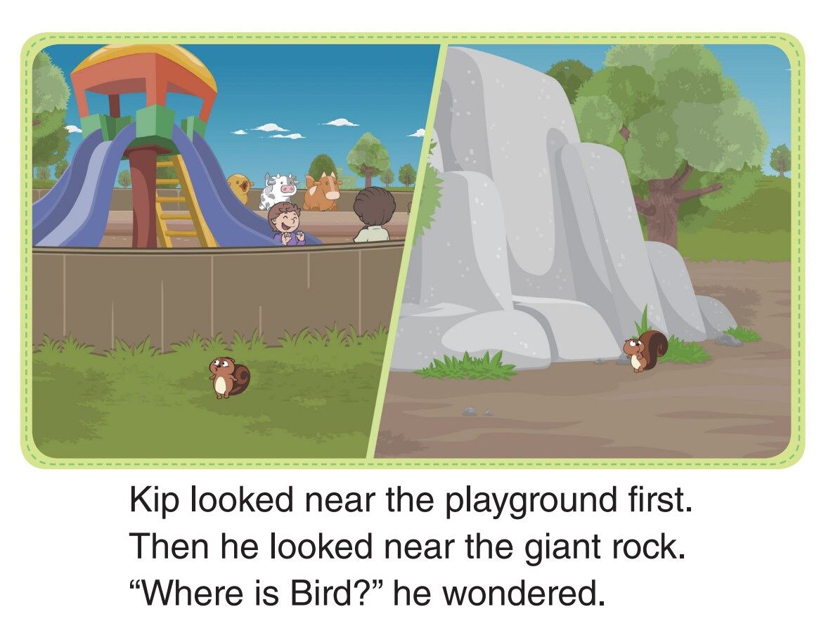 Looking for Kip, Looking for Bird绘本故事第4页