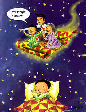 The Magic Blanket绘本故事第3页