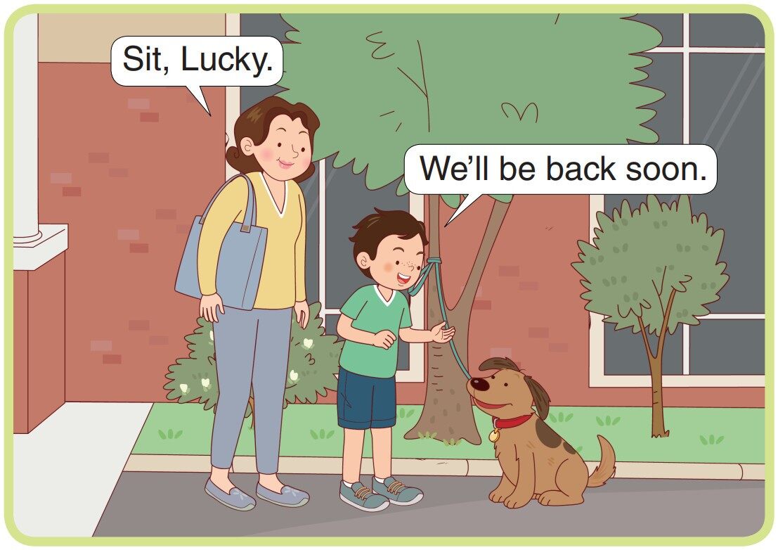 A Lucky Reading Dog绘本故事第3页