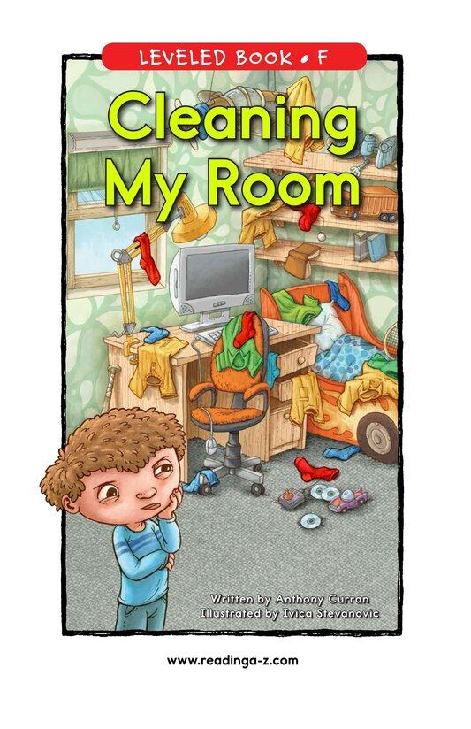 Cleaning My Room绘本故事第2页