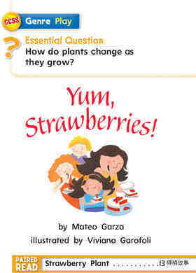 G1 ELL U3W2 Yum, Strawberries!绘本故事第3页