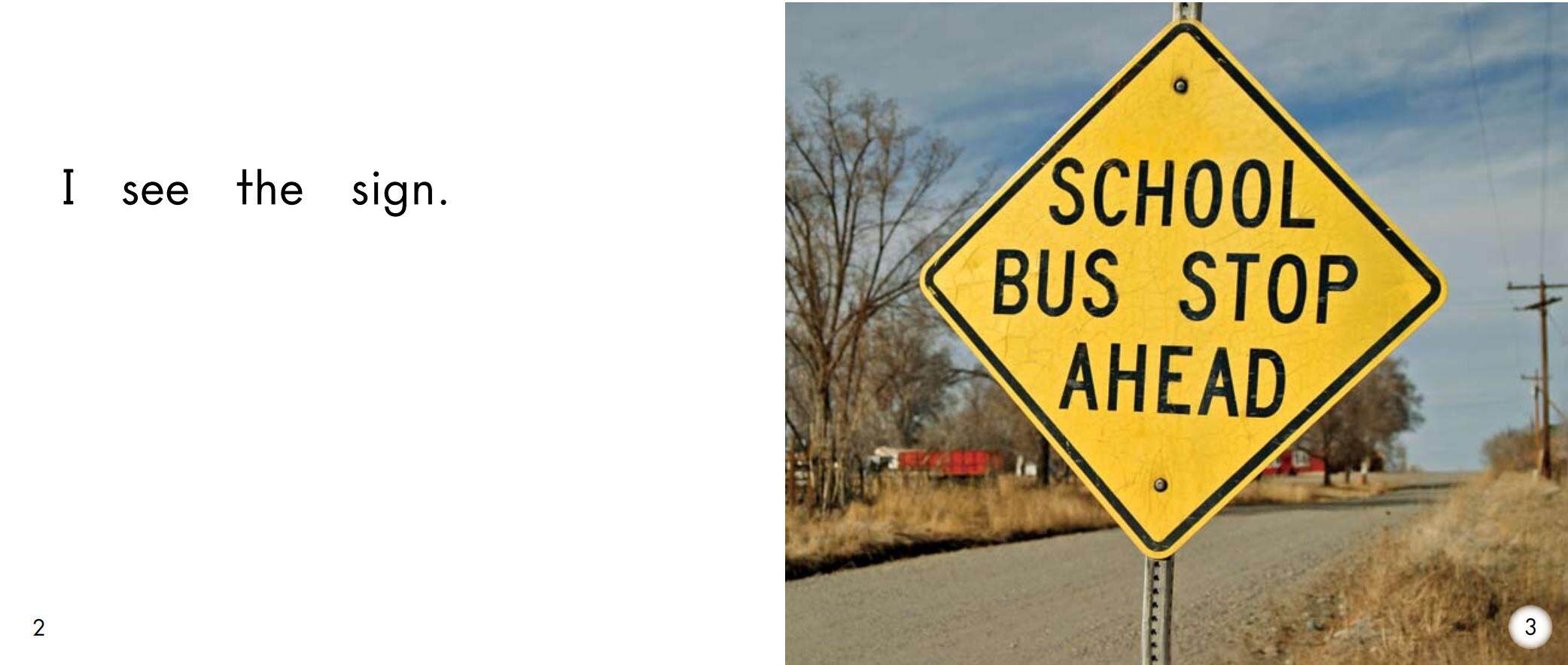 On the way to school绘本故事第3页