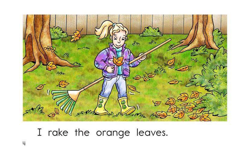 Too Many Leaves绘本故事第4页